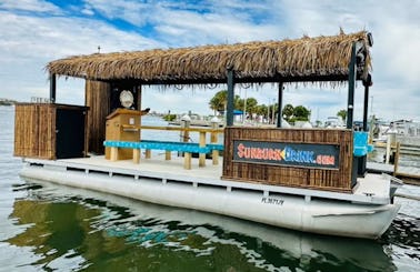 Custom Tiki Bar Boat- Perfect for your Sandbar Party