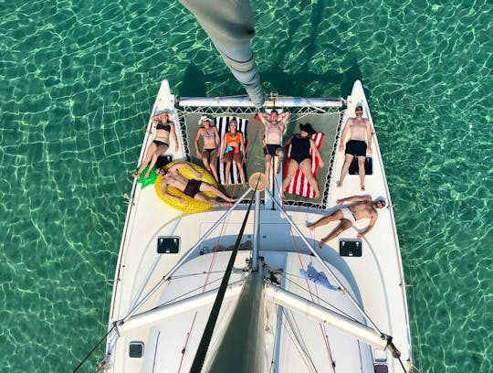 Lagoon 400 Cruising Catamaran Day Charter in Ibiza, Spain