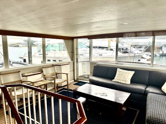 Relax Aboard The Classic Motor Yacht in Southern New England and Florida