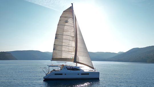 Tour privado en catamarán Leopard de 48 pies para Bodrum