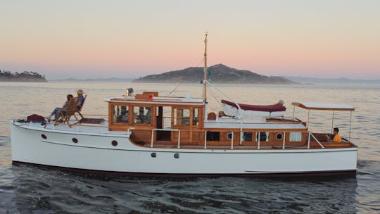 Naviguez dans la baie de San Francisco à bord d'un yacht Sausalito centenaire