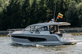 Daily charter with new Sealine C335 GREY in Klaipeda,  Baltic, Lithuania