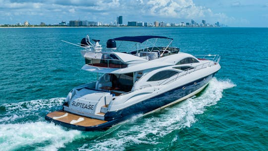 80ft Luxury Sunseeker Yacht for Amazing Day Charter in Miami