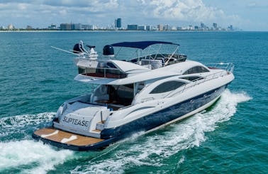 80ft Luxury Sunseeker Yacht for Amazing Day Charter in Miami