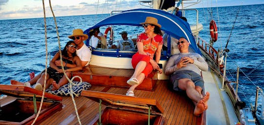 Day or Sunset sail on a 65' restored classic sailing yacht with Captain and crew