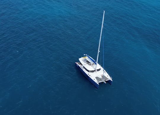 Catamaran à voile Sunreef de luxe de 70 pieds