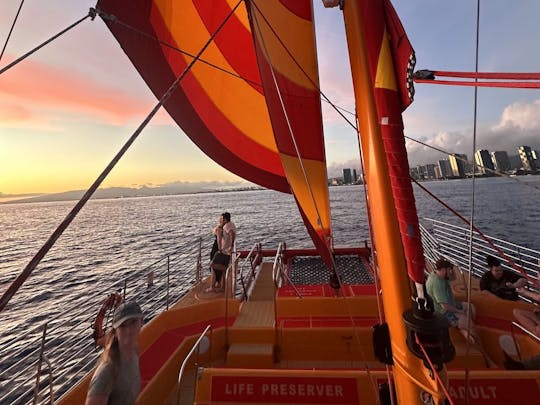 Honolulu Private Sunset Sail from Kewalo Harbor