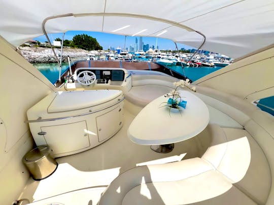 Rent Our Luxurious Azimut Italian 55ft Yacht in Abu Dhabi