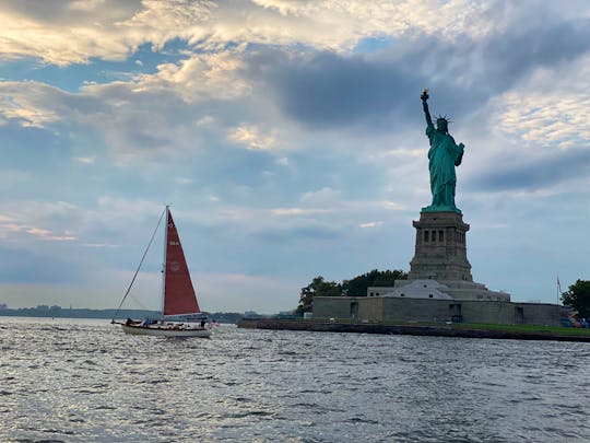 Private Sail Charter of NYC Skyline and Statue of Liberty
