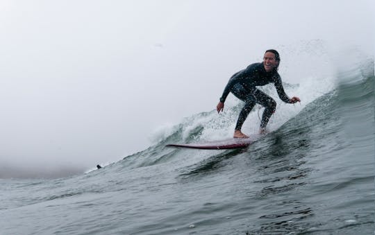 Surfing in Mount Lavinia, Sri Lanka