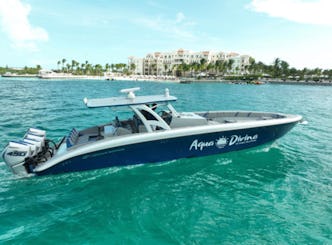 Luxe et sensations fortes sur l'eau : louez le Midnight Express 43' ouvert aux îles TCI