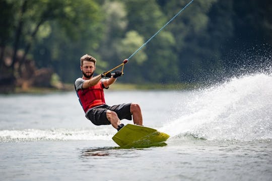 Wakeboarding in Port City, Sri Lanka