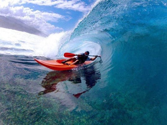 Surf Skiing in Mount Lavinia, Sri Lanka