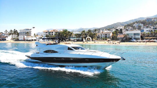 74 Sunseeker Manhattan Sport & Luxury Yacht em Puerto Vallarta