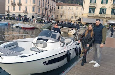 3h “Private Tour” Lake Como on Karnic SL651  Boat