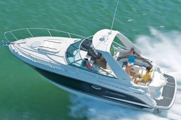  Monterey 30ft Sports Yacht in Aventura, Florida for Up to 10 Guests