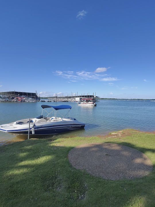 22ft Tahoe Deck Boat | Tubing, Relaxing, Fishing ,Sunset on Lake Lewisville 