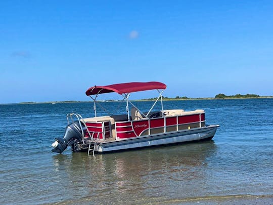 Private pontoon boat rides on the barnegat bay