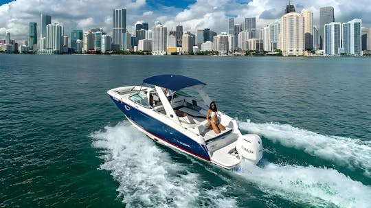 Miami Boat 27 is a modern-looking boat perfect for small groups.