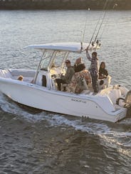 Lindo barco de console New Ocean Fishing/Cruising Sea Fox Center para alugar!