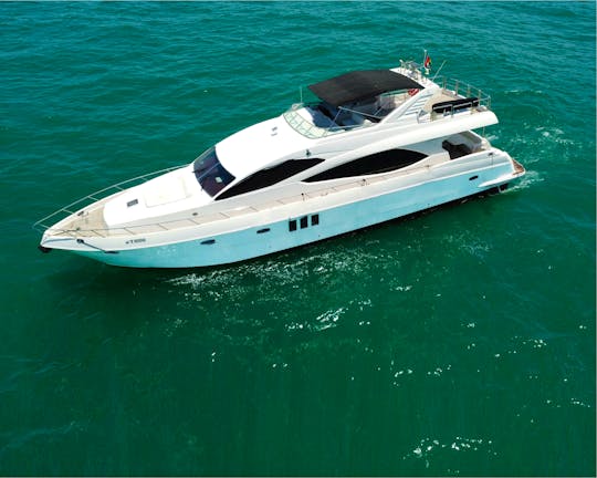 Luxury Diamond Dust 77ft Yacht Charter in Dubai