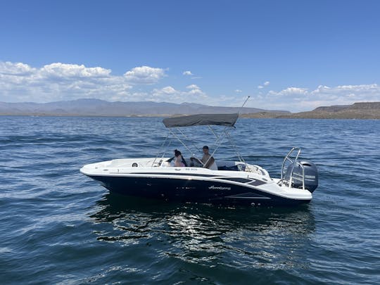 Lancha rápida en Lake Pleasant 