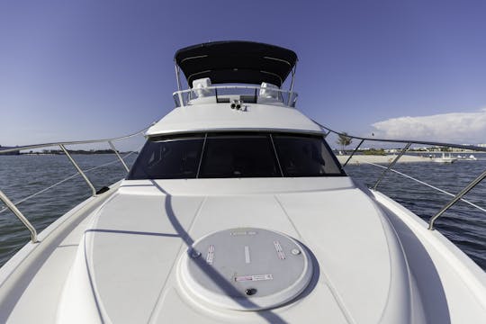 Embark on a Luxurious Adventure: Charter Our Stunning 2004 Silverton Yacht!