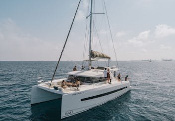 Catamaran à voile Bali 4.1 à Giardini Naxos, Sicile