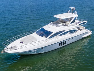 Azimut 64' Fly Motor Yacht 2016 em Key Biscayne!