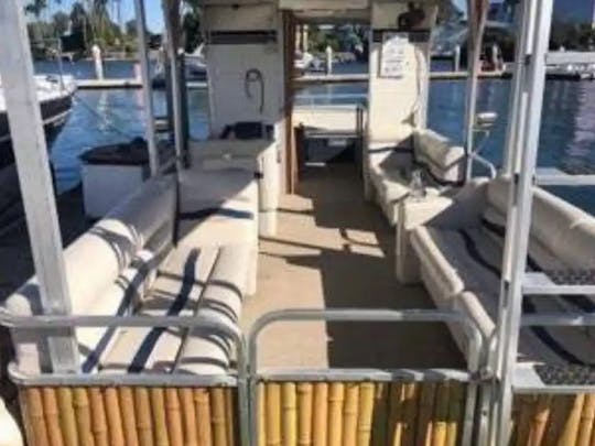 Party on the 34ft. large Double-Decker Tiki Pontoon Boat - $200 per hour