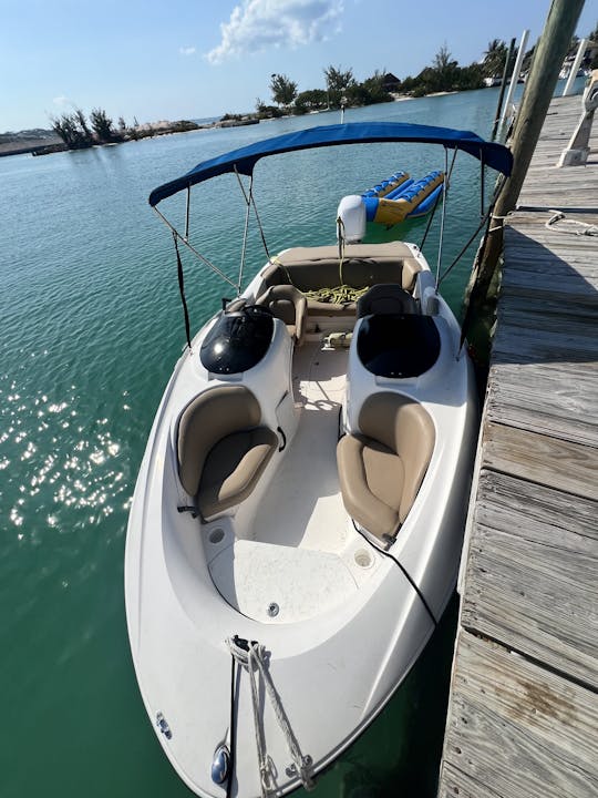 Fun Tubing And Banana ride In Turks and Caicos With 20ft Yamaha powerboat