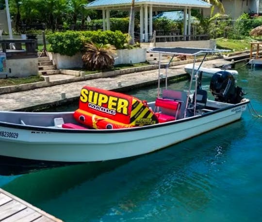 Perfect center console for fishing and beach trips