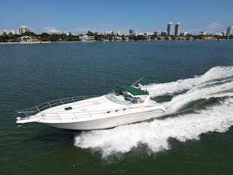 SeaRay Sundancer 50ft Yacht! Your best time in Miami will be with us!