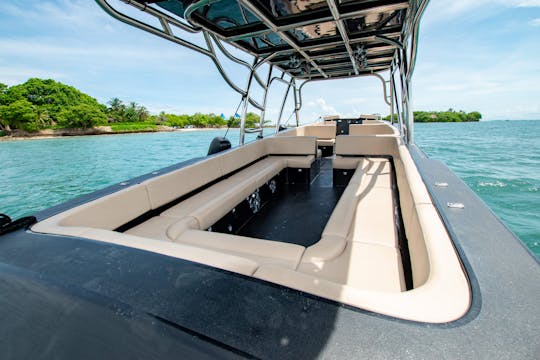 Bateau à moteur de luxe de 45 pieds à Carthagène, en Colombie
