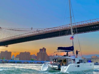 Enjoy Spacious Sailing with our Large Catamaran on the Beautiful Hudson River!