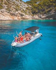 RIB for Blue Cave Group Tour From Hvar