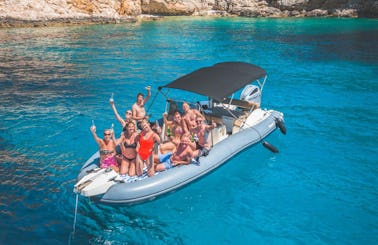 RIB for Blue Cave Group Tour From Hvar