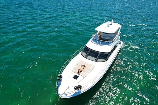 Soar and Explore: #1 Luxury Day Charter on a 60' SeaRay with Fly Bridge! 🌊☀️"