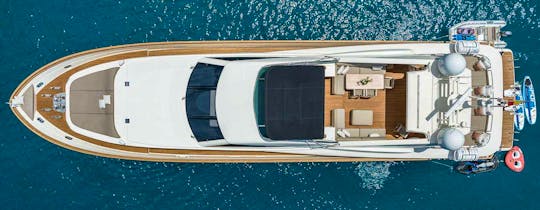 Charter the Astondoa 102 GLX B4 Power Mega Yacht in Eivissa, Illes Balears