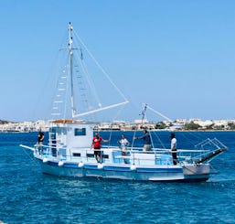 Passeio de barco de Paroikia Bay Maria T 3h (10:30-13:30)