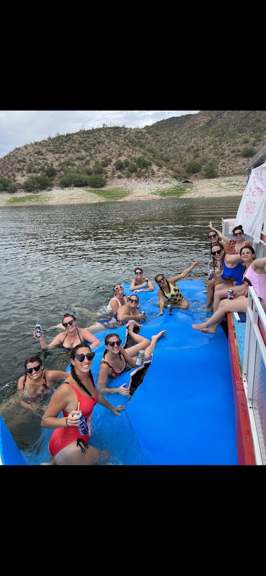 38ft Party Barge for up to 20 people at Lake Pleasant