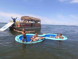 The Tiki Boat of the Hamptons 