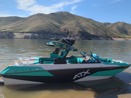 Plaisir aquatique en wakeboat ATX 2023 de 22 pieds - jusqu'à 10 personnes ✨️🥳