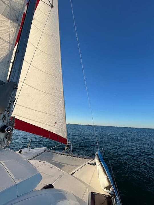 Catamarán Leopard de 38 pies en Cabo Cañaveral