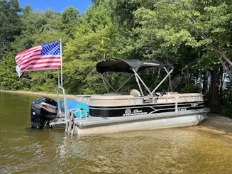 Barge SunTracker Party de 22 minutes sur le lac Anna 