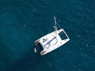 カタマランセーリングファウンテン Pajot Bahia 46 カナリア島アマリラゴルフのレンタル