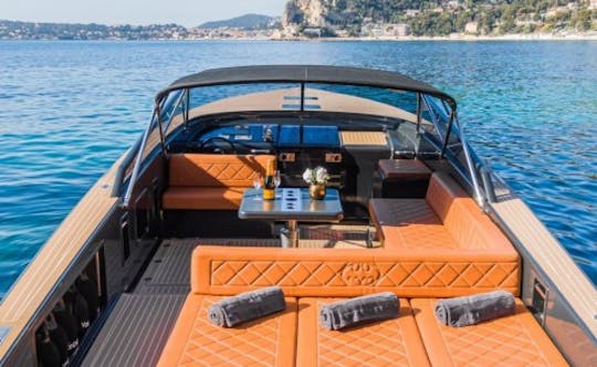 Alquiler de yate a motor de lujo Van Dutch de 40 pies en la Costa Azul, Francia 💎
