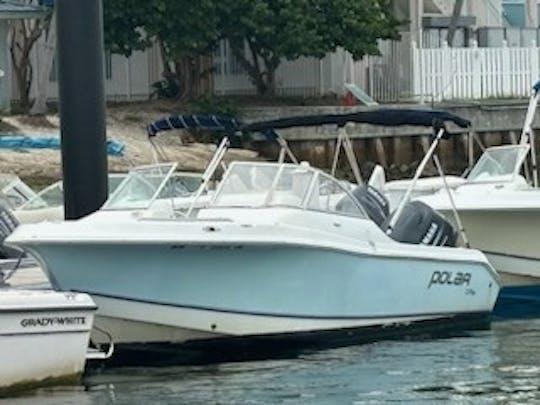 Console duplo Polar de 21 pés para cruzeiro, mergulho com snorkel, pesca e passeios turísticos!