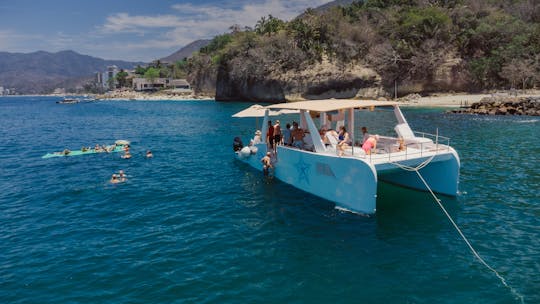 BEAUTIFUL NEW LUXURY CATAMARAN MARGARITA IN PUERTO VALLARTA AND BAHIA DE BANDERAS