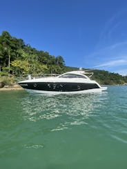 Aluguel de iate a motor Sessa Casagrande de 40 pés em Paraty, Rio de Janeiro, Brasil